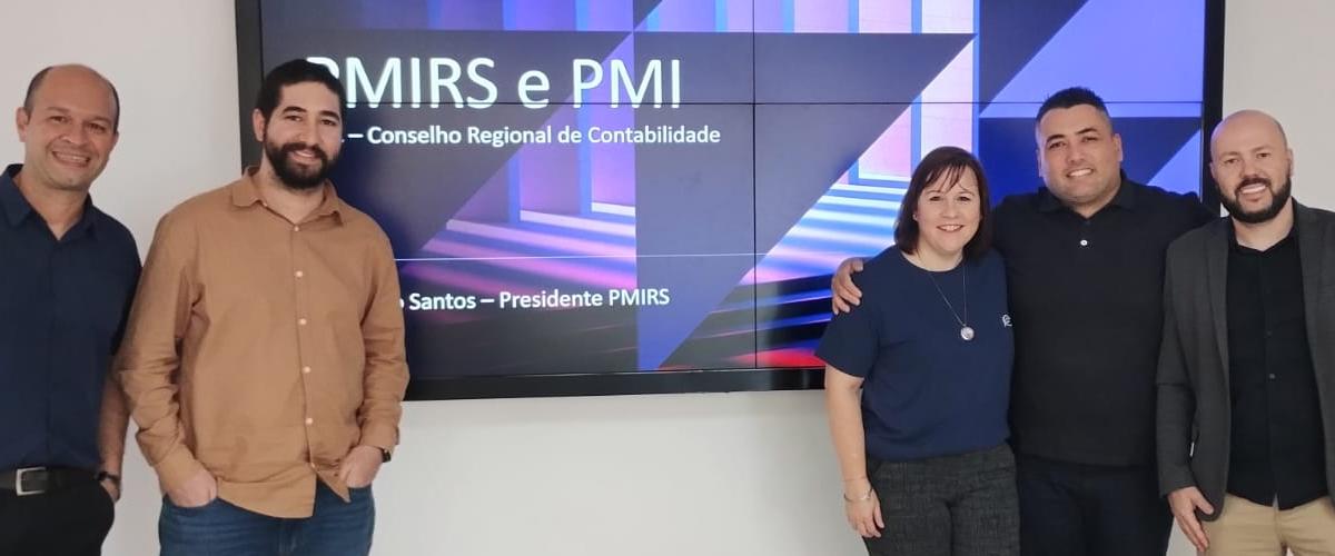 PMIRS apresenta iniciativas em encontro com o Conselho Regional de Contabilidade