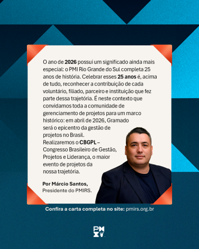 Carta Presidente PMIRS 2026